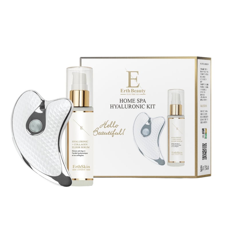 Home Spa Hyaluronic Kit ( Sonic Guasha + Ha Serum)