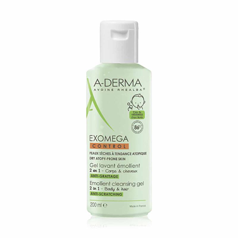 Exomega Emollient Cleansing Gel 2 In 1