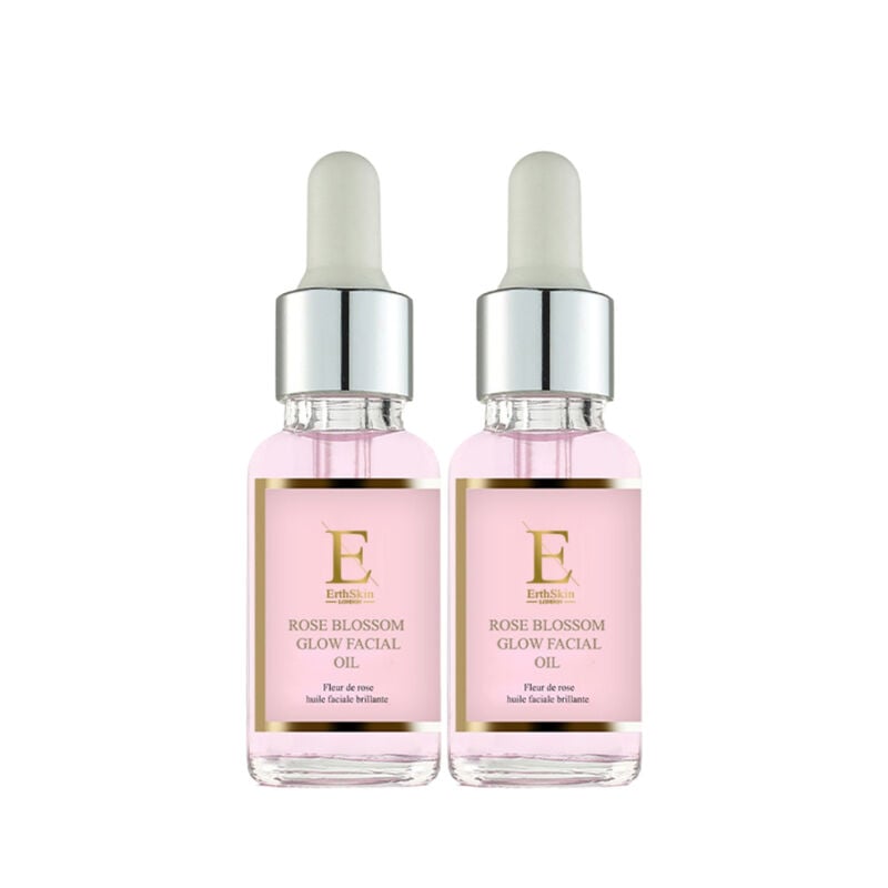 2x Rose Blossom Glow Hydro-gel Eye Pads 5 X 2