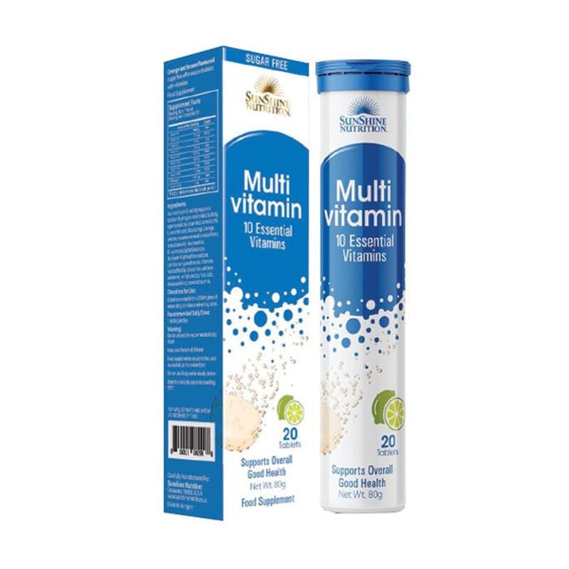 Nutrition Multivitamin Efferv Orange Lemon Tabs