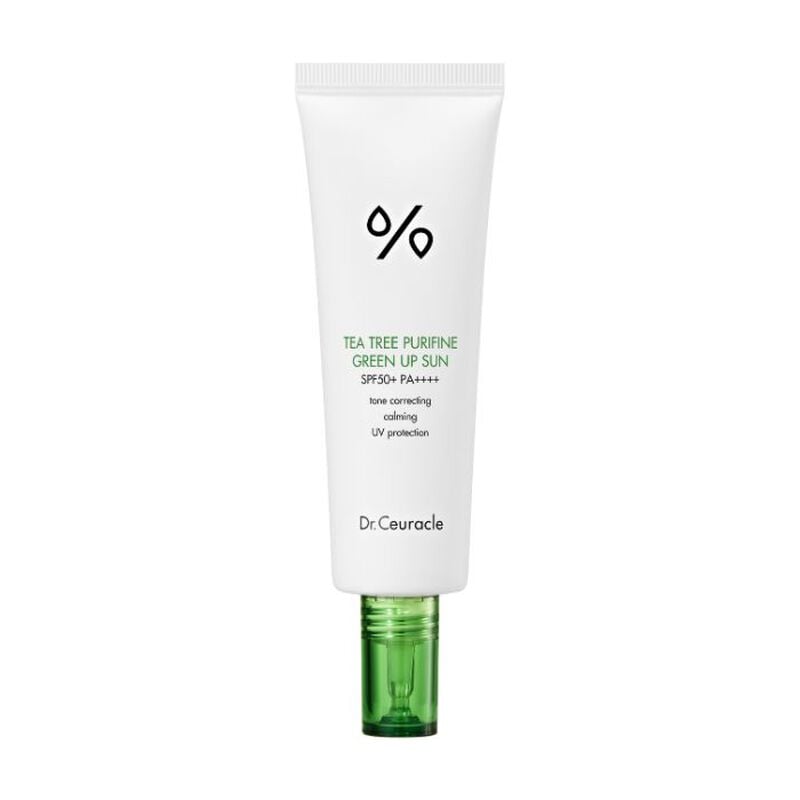 Tea Tree Purifine Green Up Sun (spf50+) Calming Sunscreen And Makeup Base