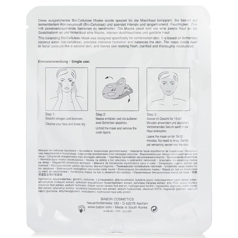 Skinovage [age Preventing] Balancing Bio-cellulose Mask