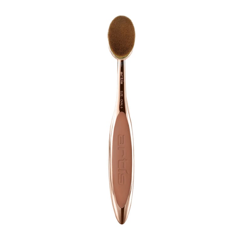 Elite Collection Oval 6 Brush, Rose Gold Finish