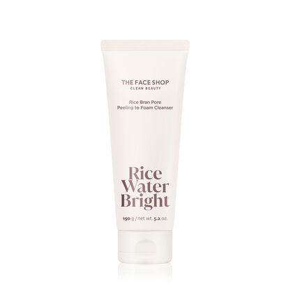 Rice Water Bright Rice Bran Pore Peeling To Foam Cleanser
