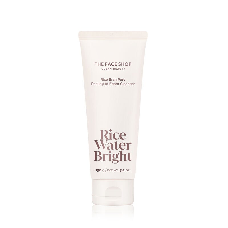 Rice Water Bright Rice Bran Pore Peeling To Foam Cleanser