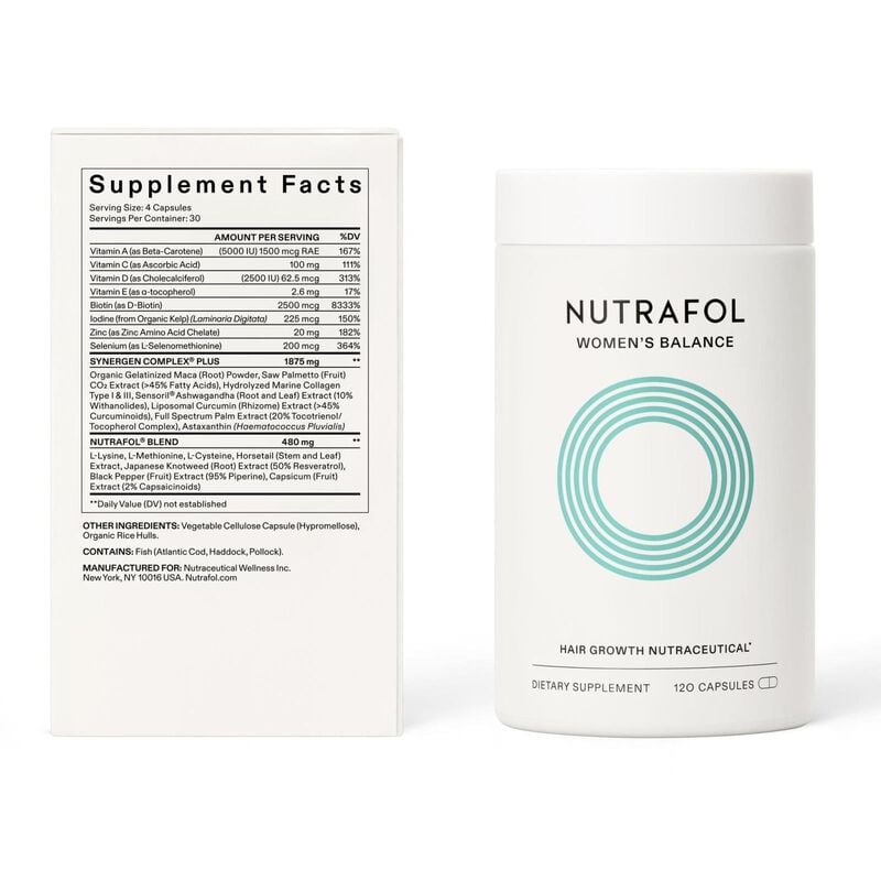 Balance Hair Growth Nutraceutical -120 Capsules