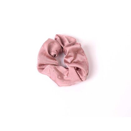 Satin Crystal Scrunchies