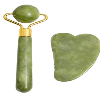 Mini Face Roller And Guasha Set
