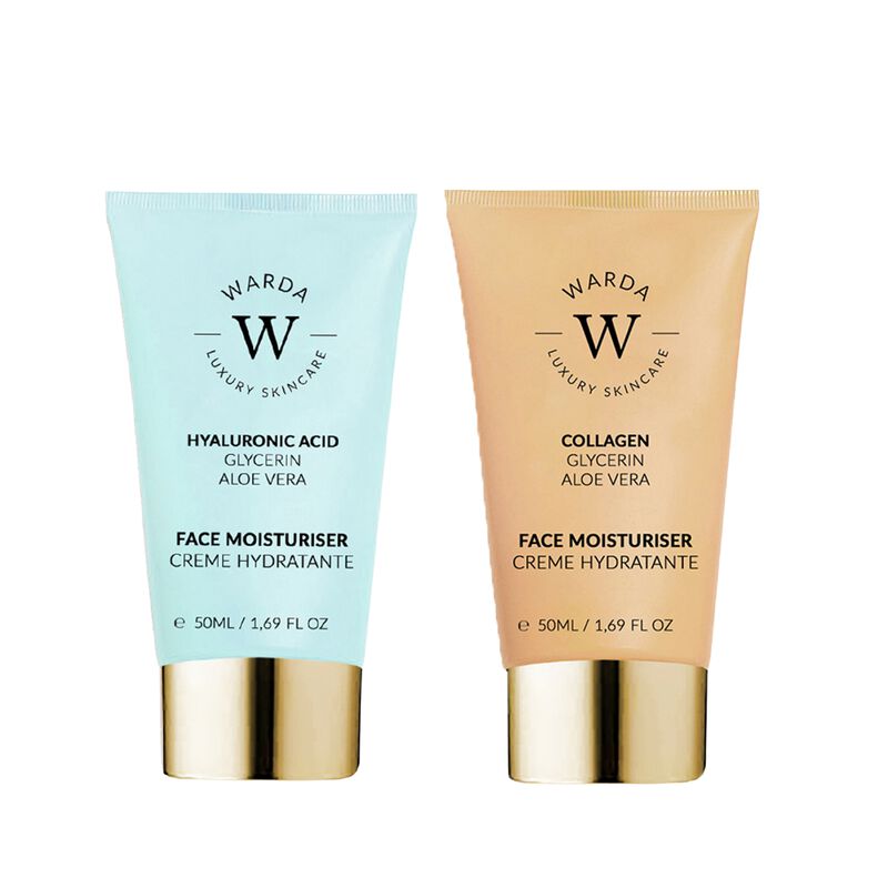 Skin Hydration Boost Hyaluronic Acid Moisturiser 50ml + Skin Lifter Boost Collagen Moisturiser 50ml