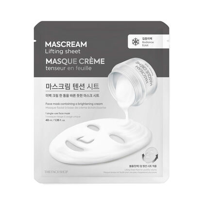 Deeply Brightening Mascream Lifting Sheet Mask