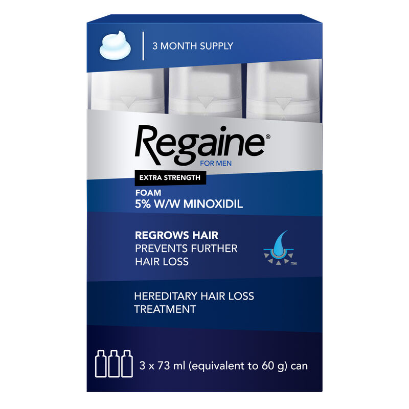 Men Foam 5% Triple Pack