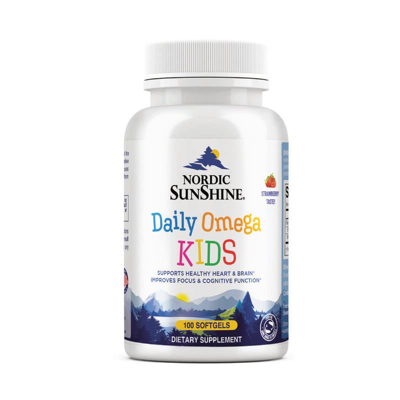 Daily Omega-3, Brain, Eye & Immune Support Chewable Softgels