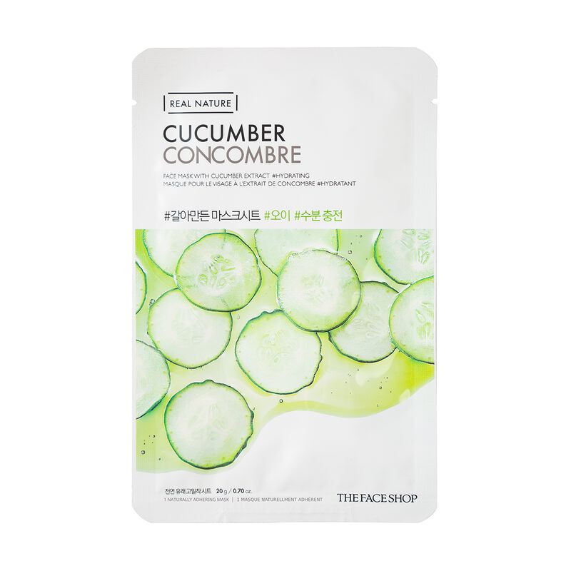 Real Nature Cucumber Face Mask