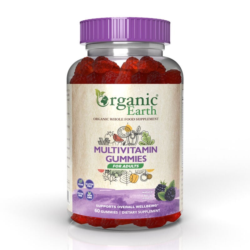Multivitamin Adult Gummies, Immune, Energy And Digestive Support With Superfoods