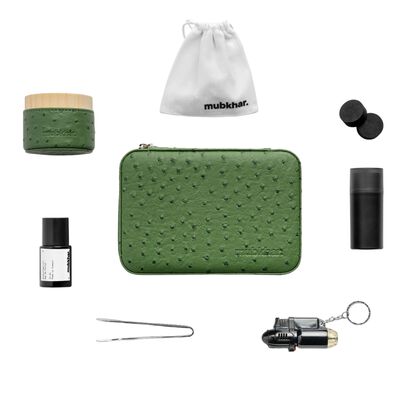 Leather Bukhoor Travel Bag