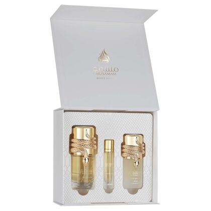 Musamam White Intense And Hairmist Lattafa Gift Set