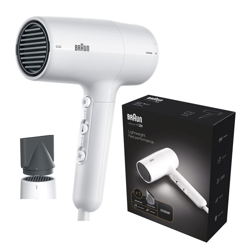 Braun Hair Dryer, 2100 Watts, +1 Attachment