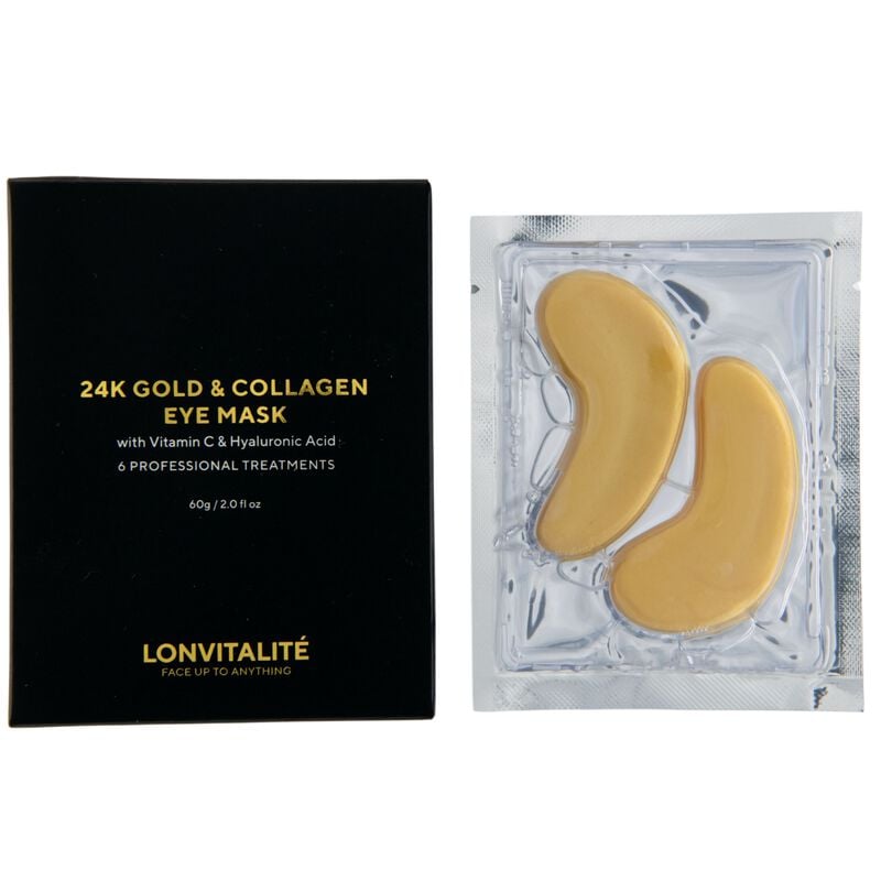 24k Gold & Collagen Eye Mask Luxurious Hydration & Radiance