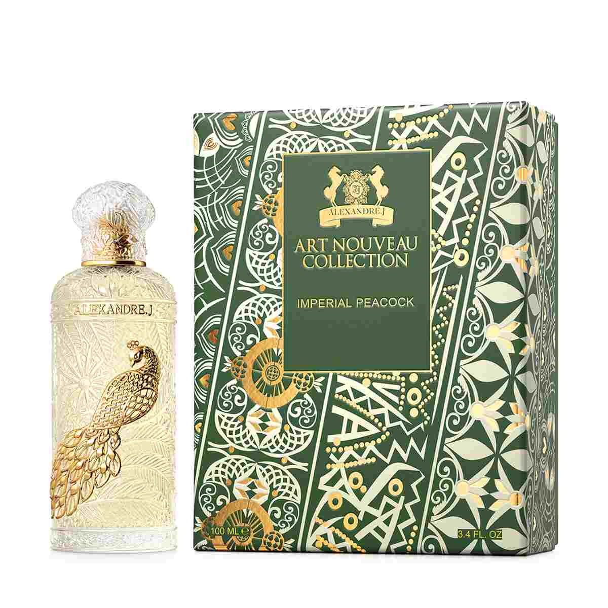 Imperial Peacock Gold Bottle
