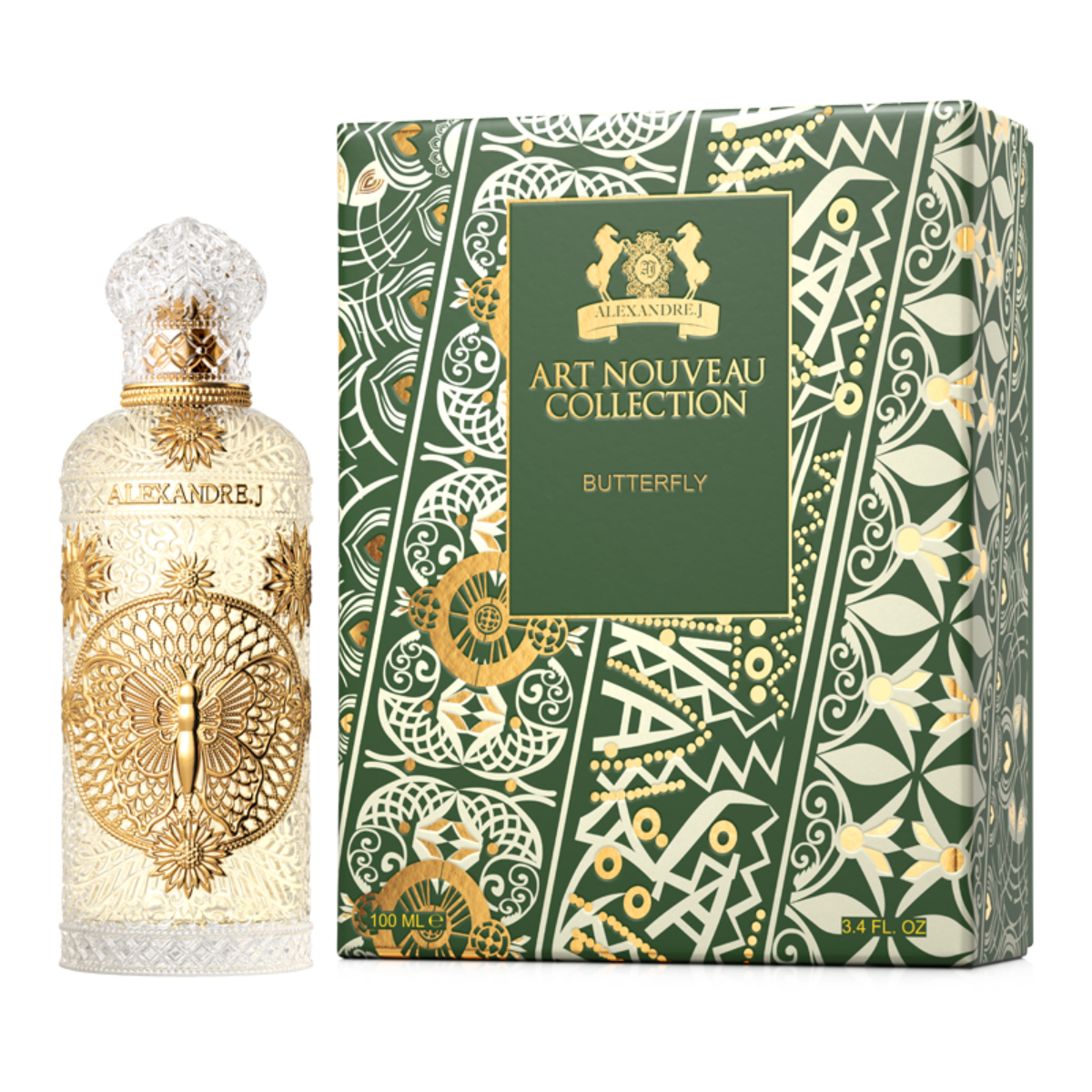Butterfly Gold Bottle