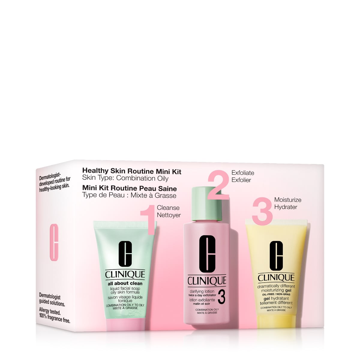 Mini 3-step Kit For Combination Oily Skin - Type 3