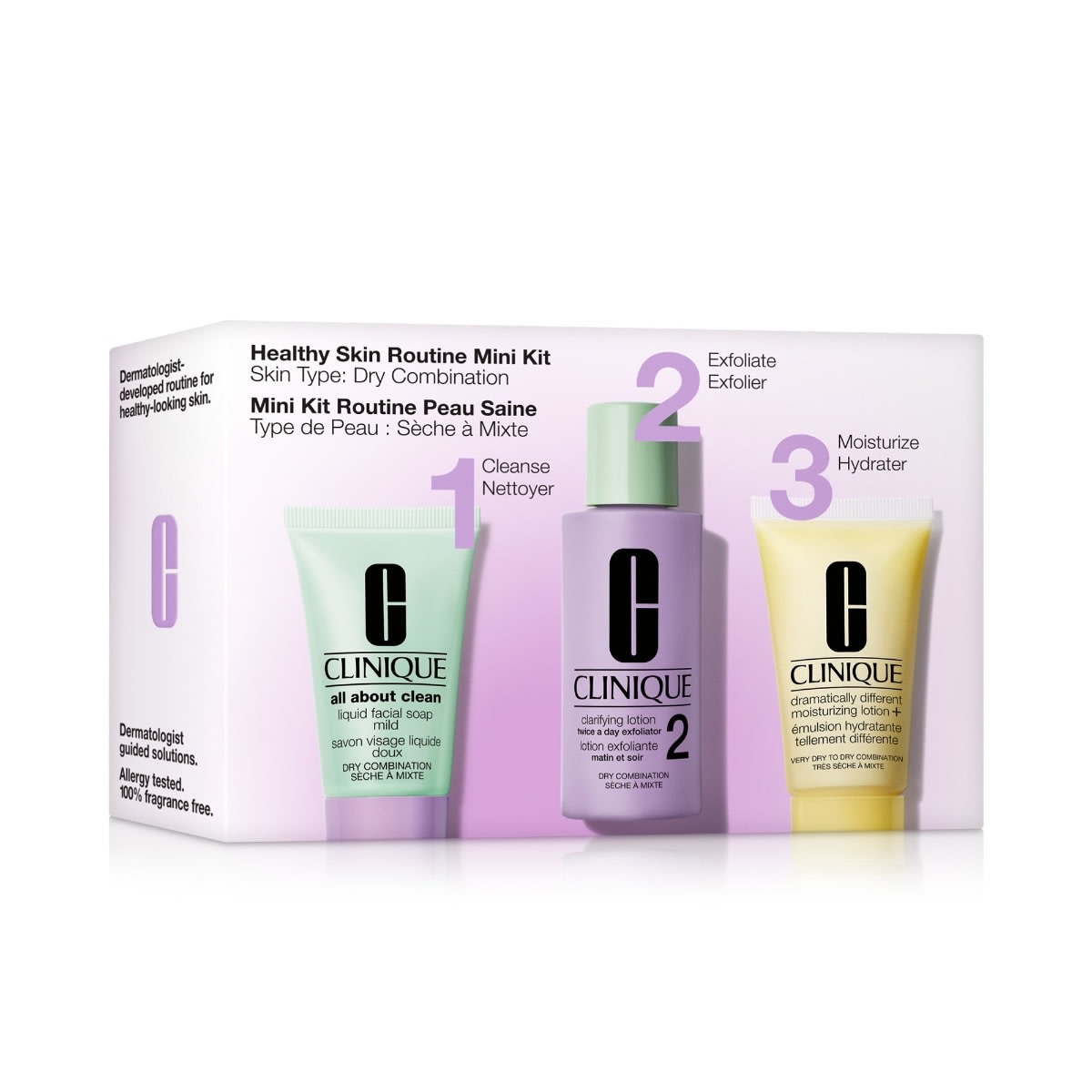 Mini 3-step Kit For Combination Dry Skin - Type 2