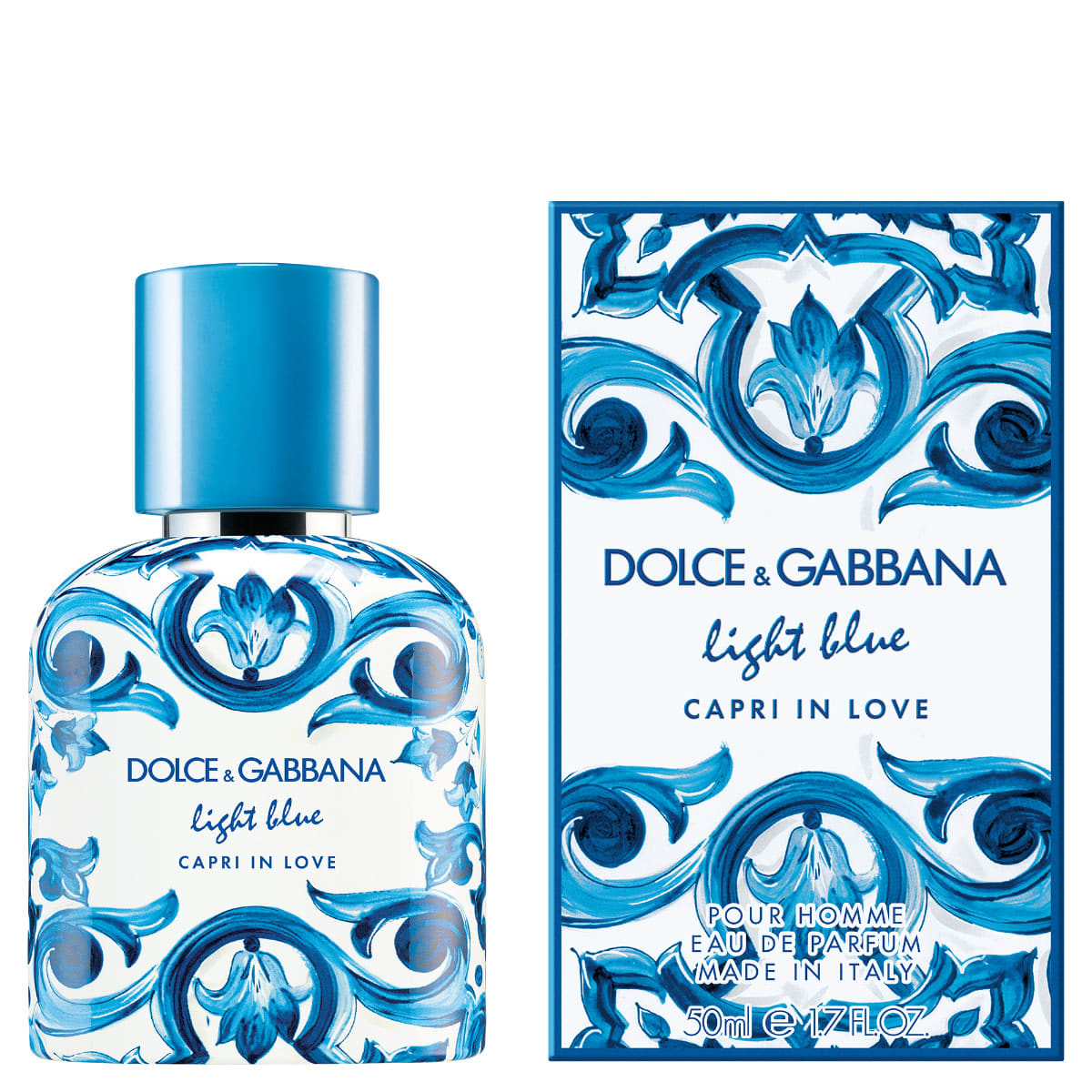 Light Blue Pour Homme Capri In Love