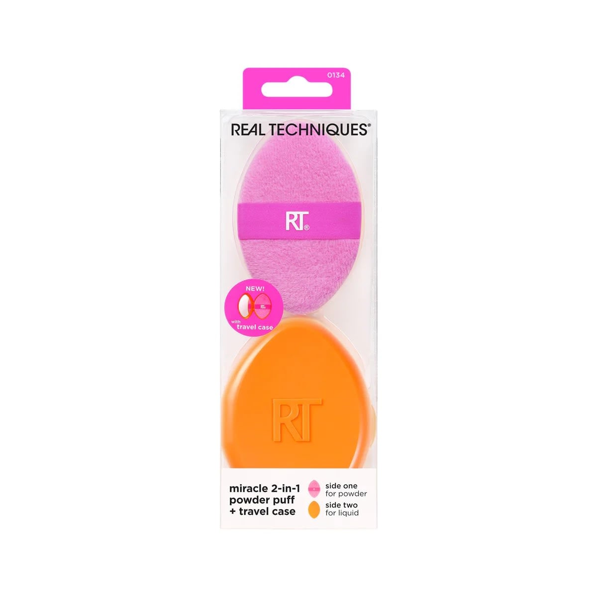 2 In 1 Powder Puff And Travel Case