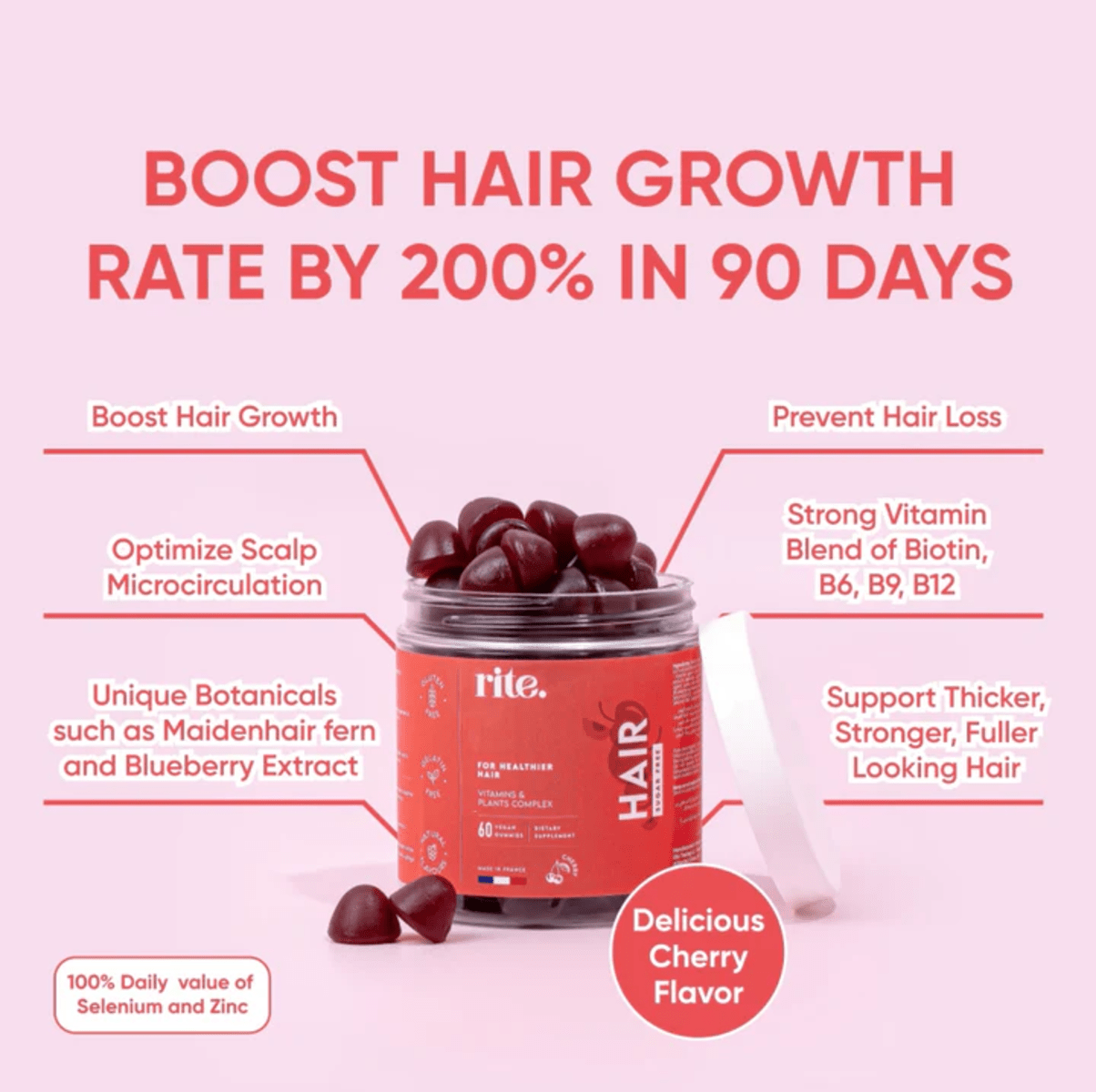 Hair Sugar Free Gummies
