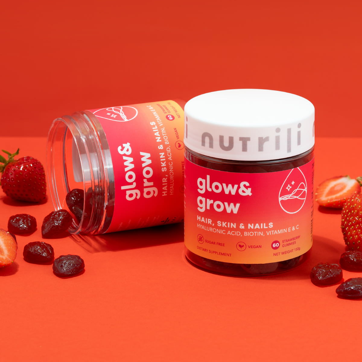 Glow And Grow Sugar Free Gummies Supplement