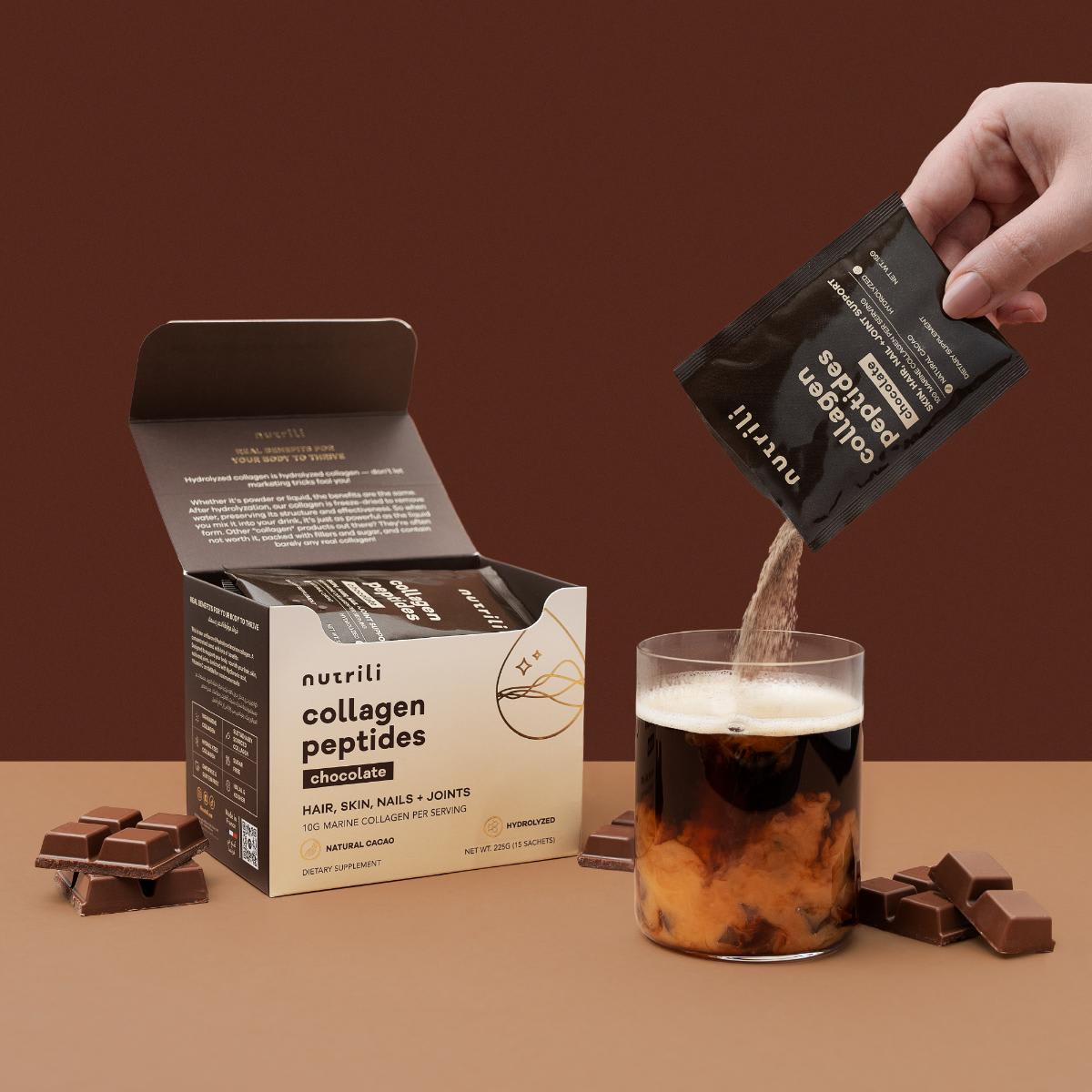 Marine Collagen Peptides - Chocolate