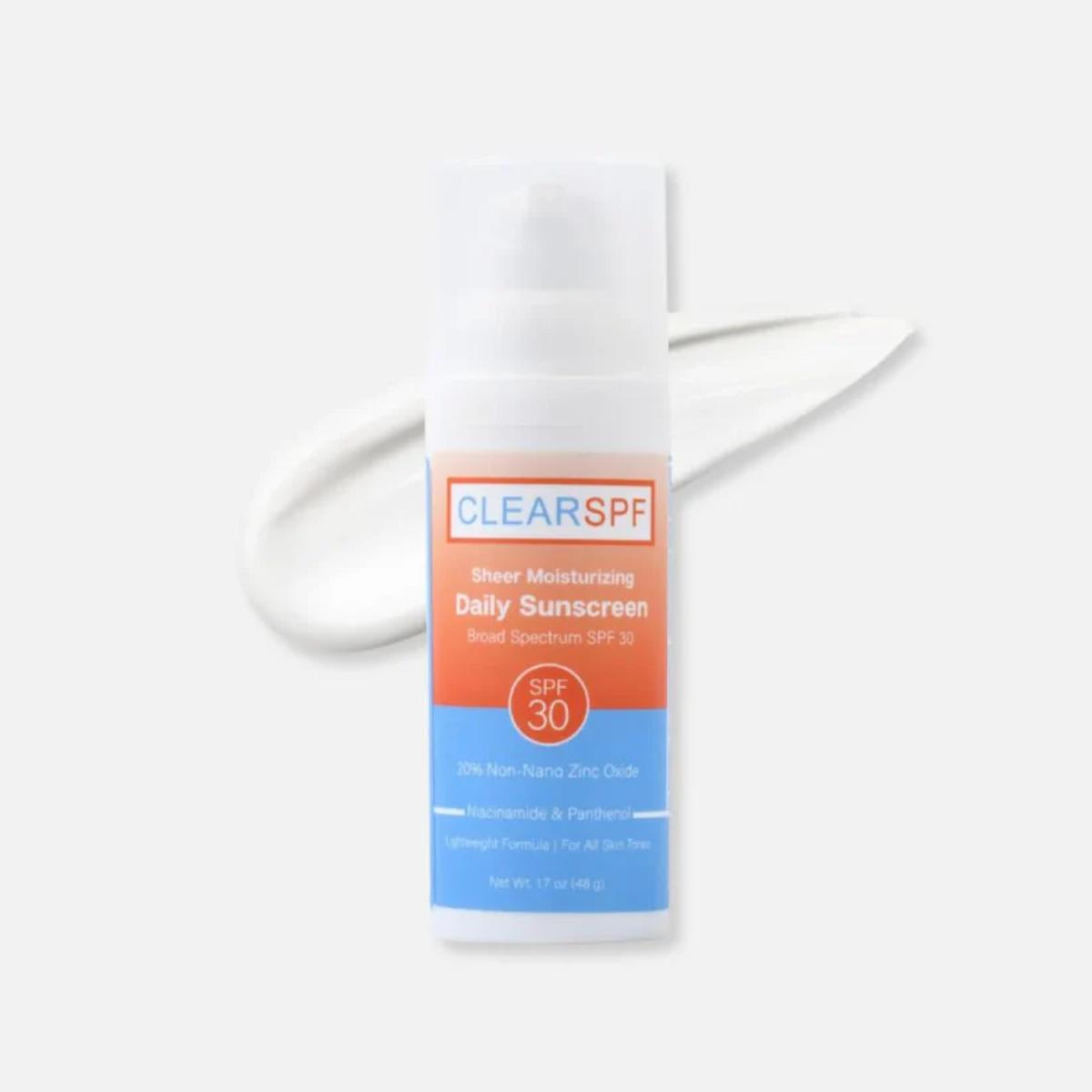 Clear Spf Sheer Moisturizing Daily Sunscreen