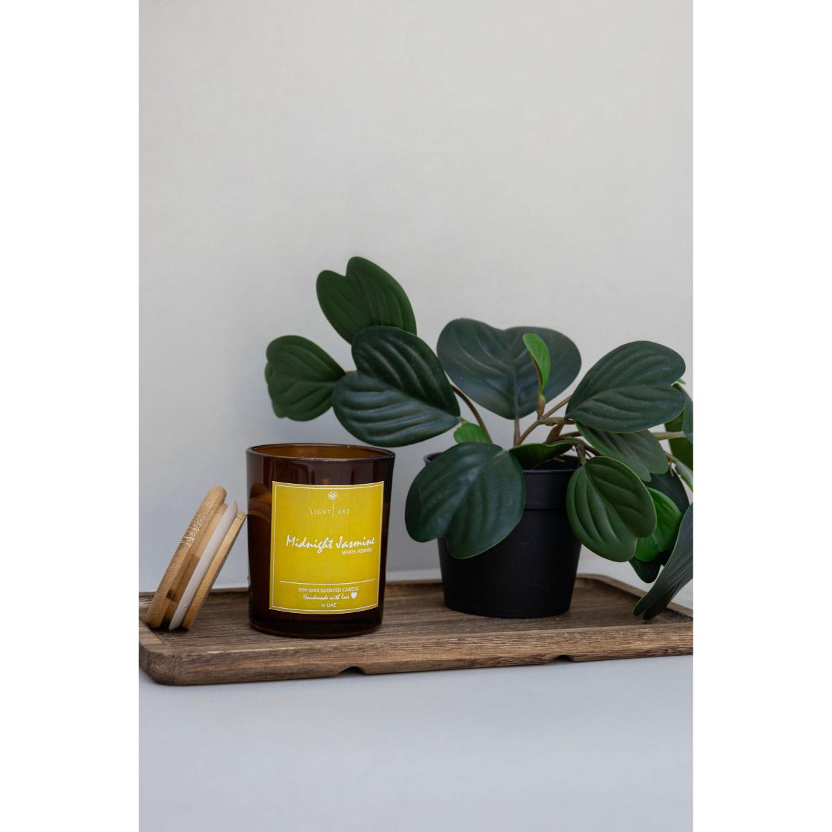 Midnight Jasmine Scented Candle Jar