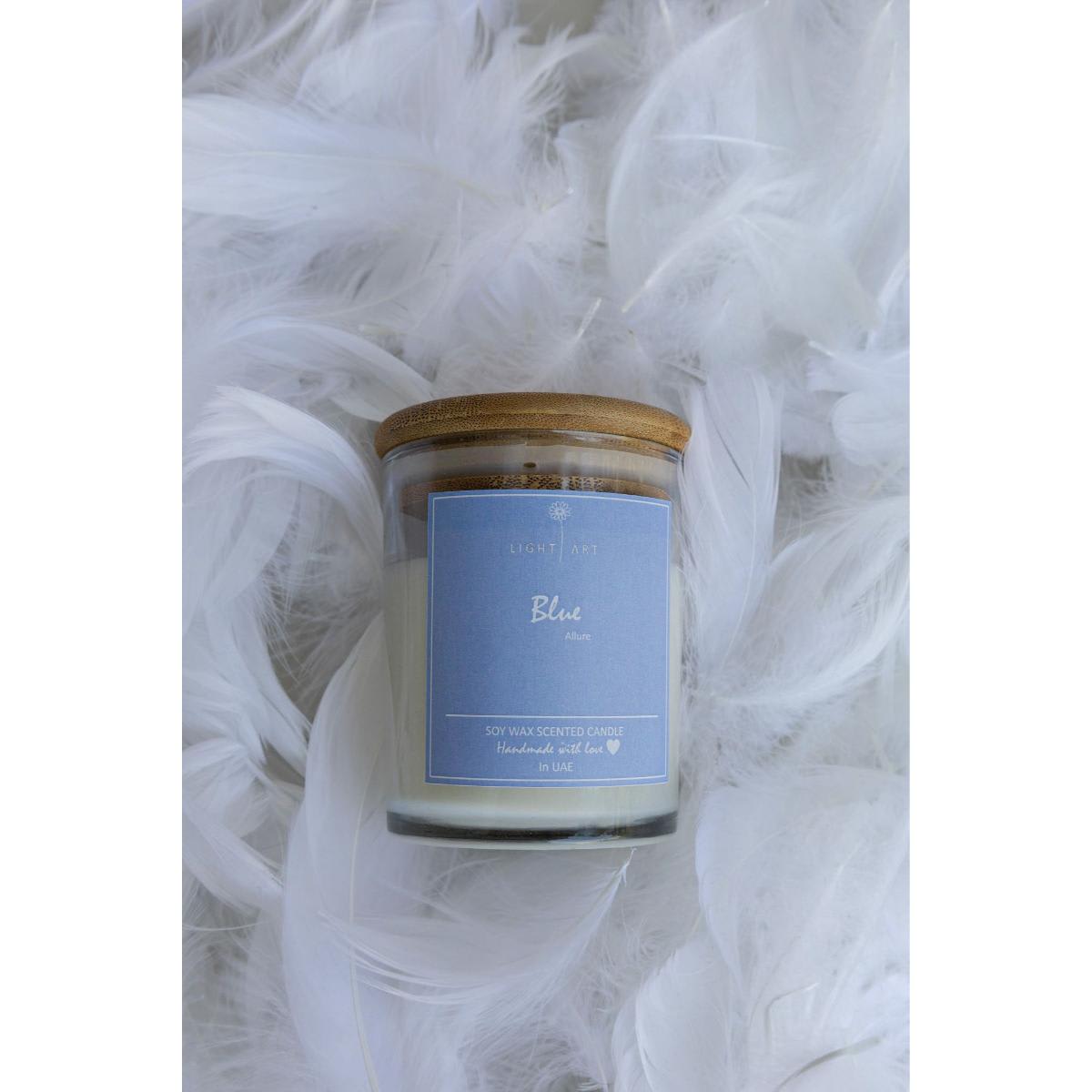 Blue Scented Candles Jar