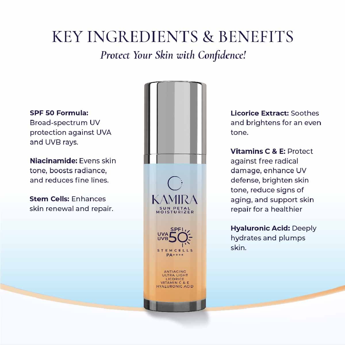Sunpetal Moisturizer Spf50