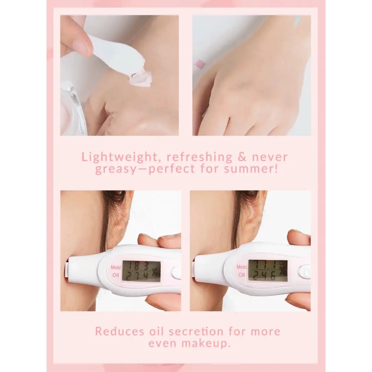 Sheglam Birthday Skin Primer Invisible Pore Color Correcting Pink