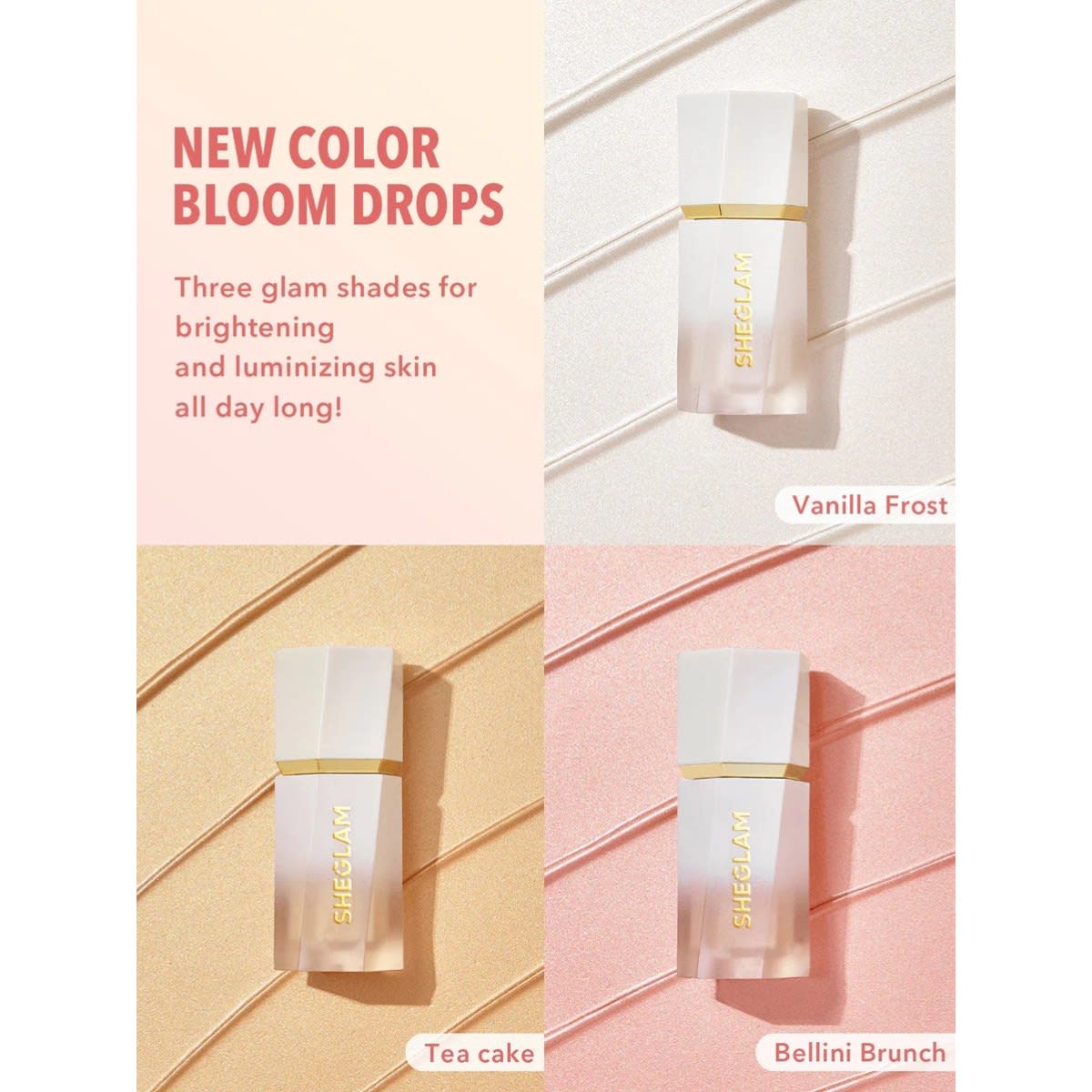 Sheglam Glow Bloom Liquid Highlighter-tea Cake