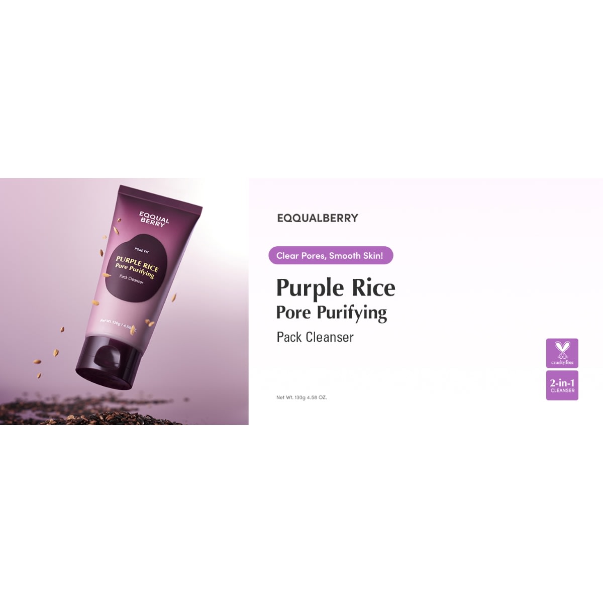 Purple Rice Pore Purifying Pack Cleanser