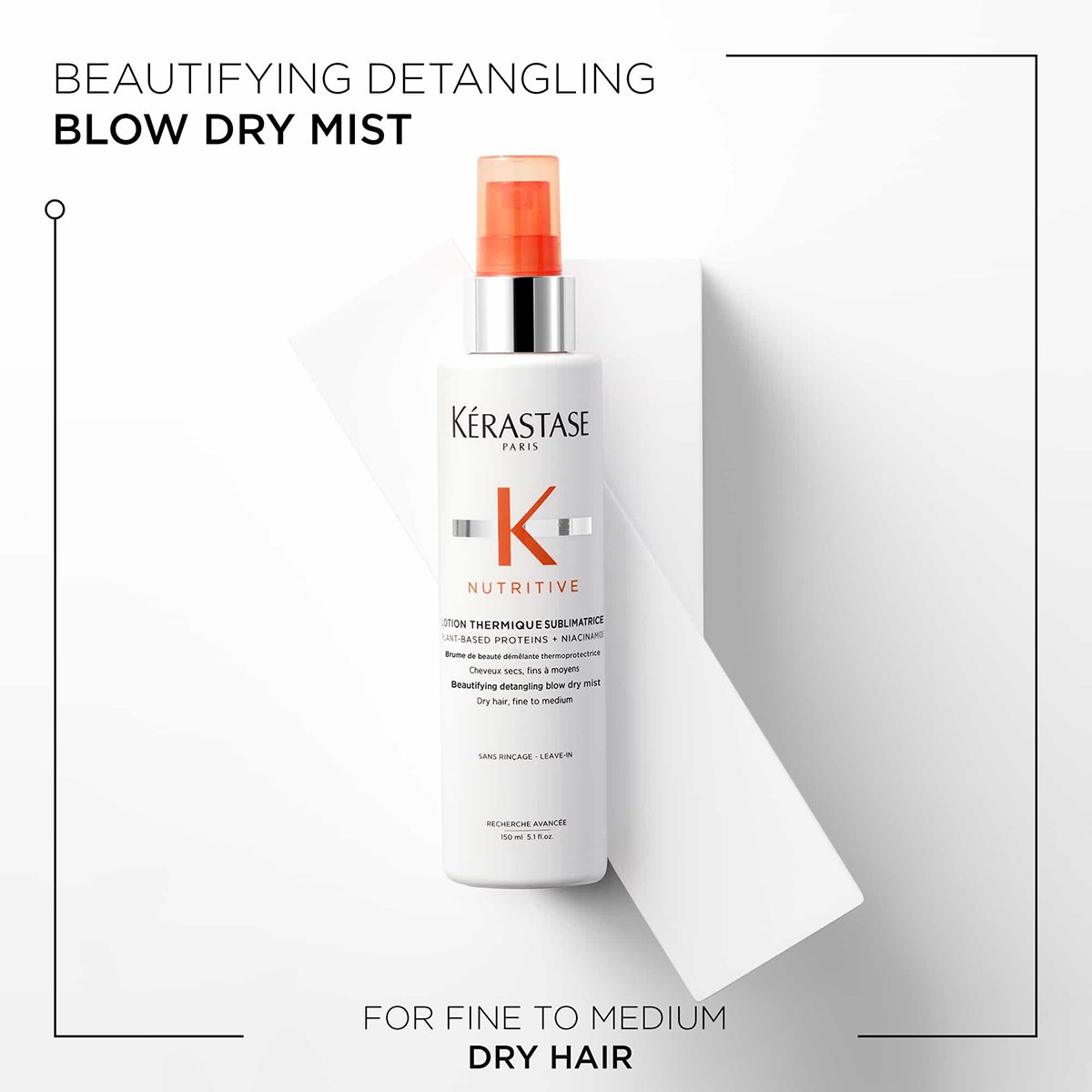 Nutritive Lotion Thermique Sublimatrice Heat Protectant For Thin Dry