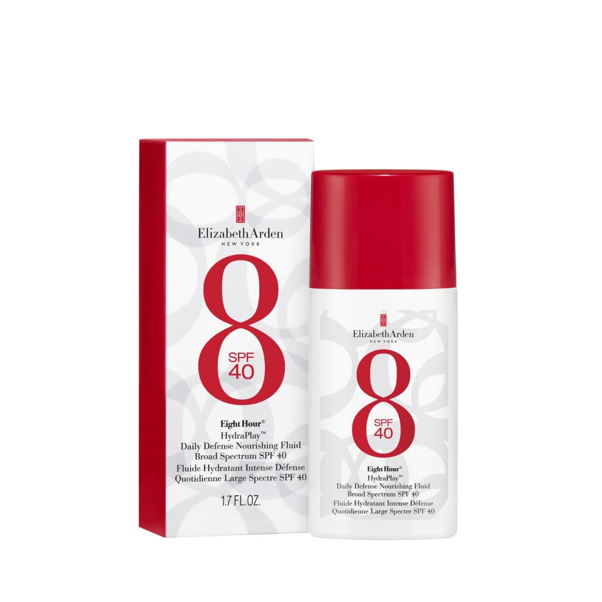 Eight Hour Hydraplay Daily Defense Nourishing Fluid Broad Spectrum Spf 40