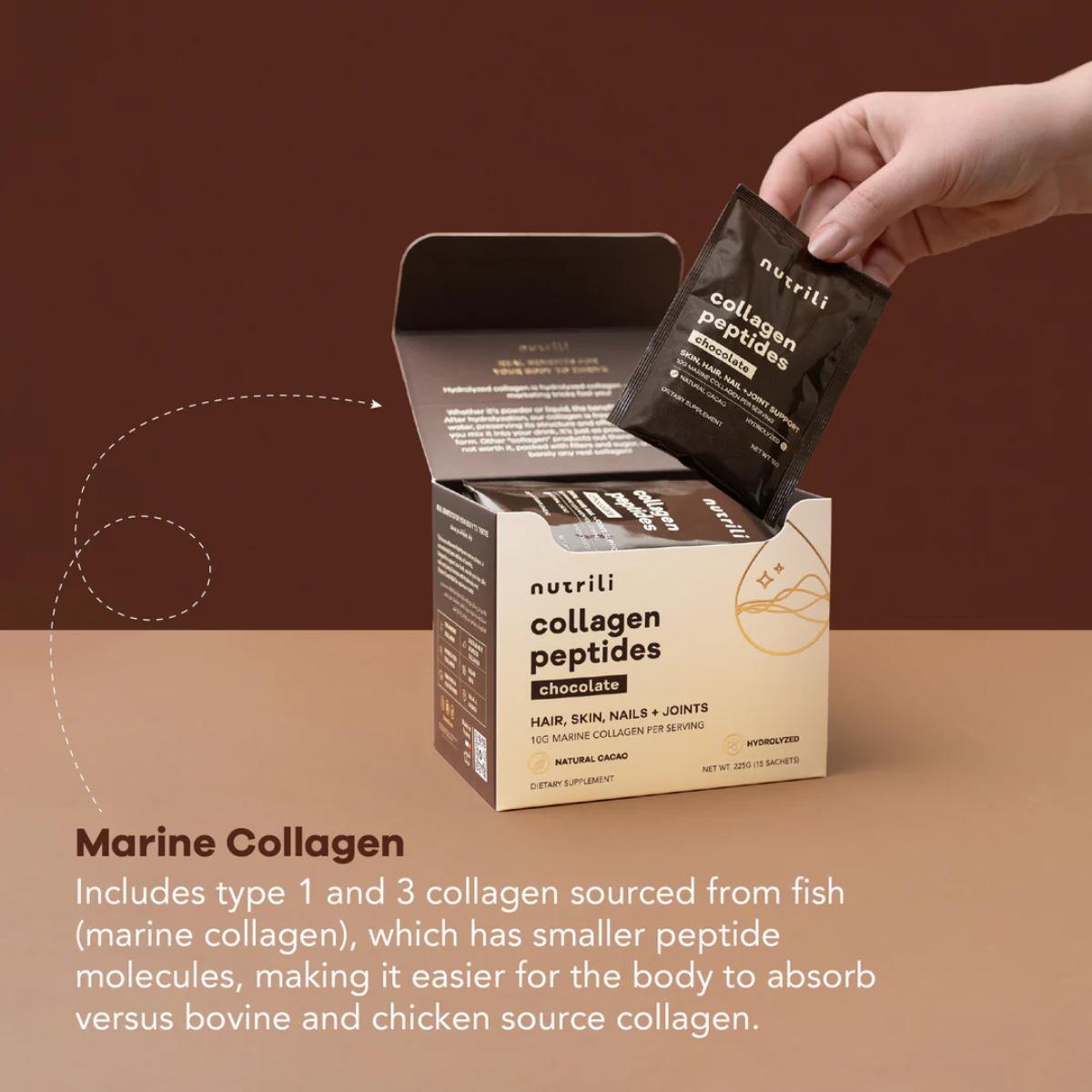 Chocolate Collagen Peptides 15 Sachets