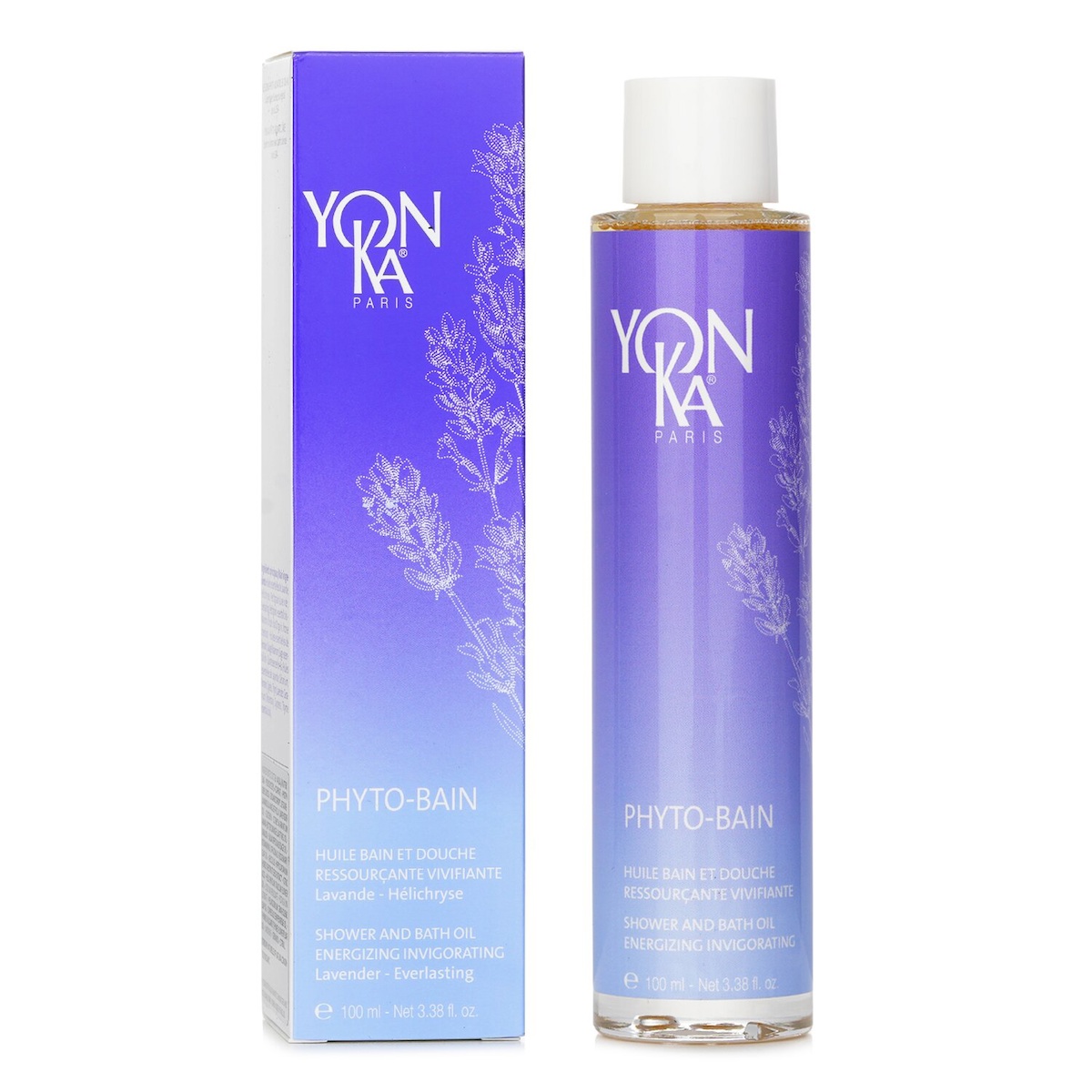 Phyto-bain Energizing, Invigorating Shower & Bath Oil - Lavender