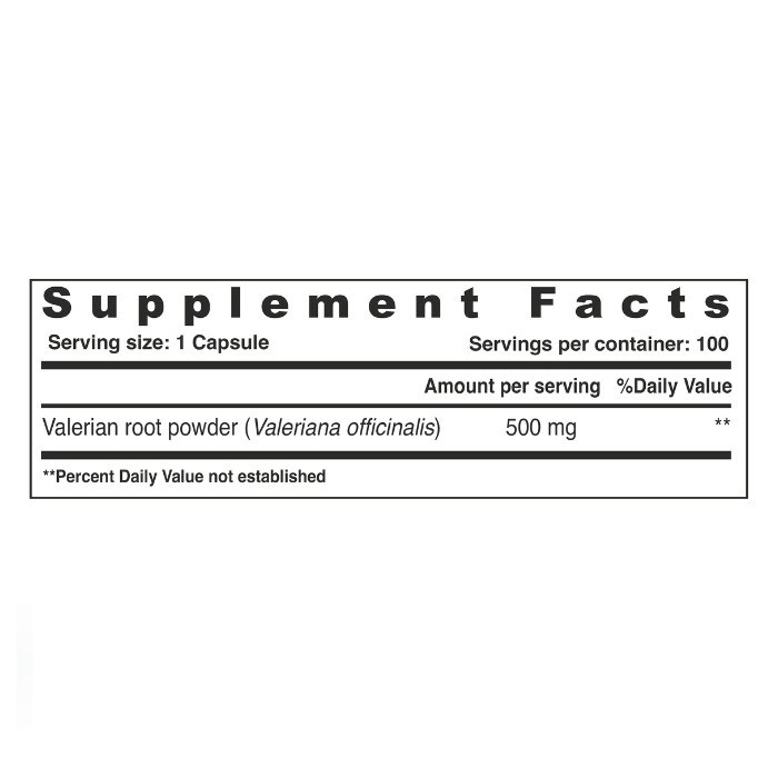 Nutrition Valerian Root