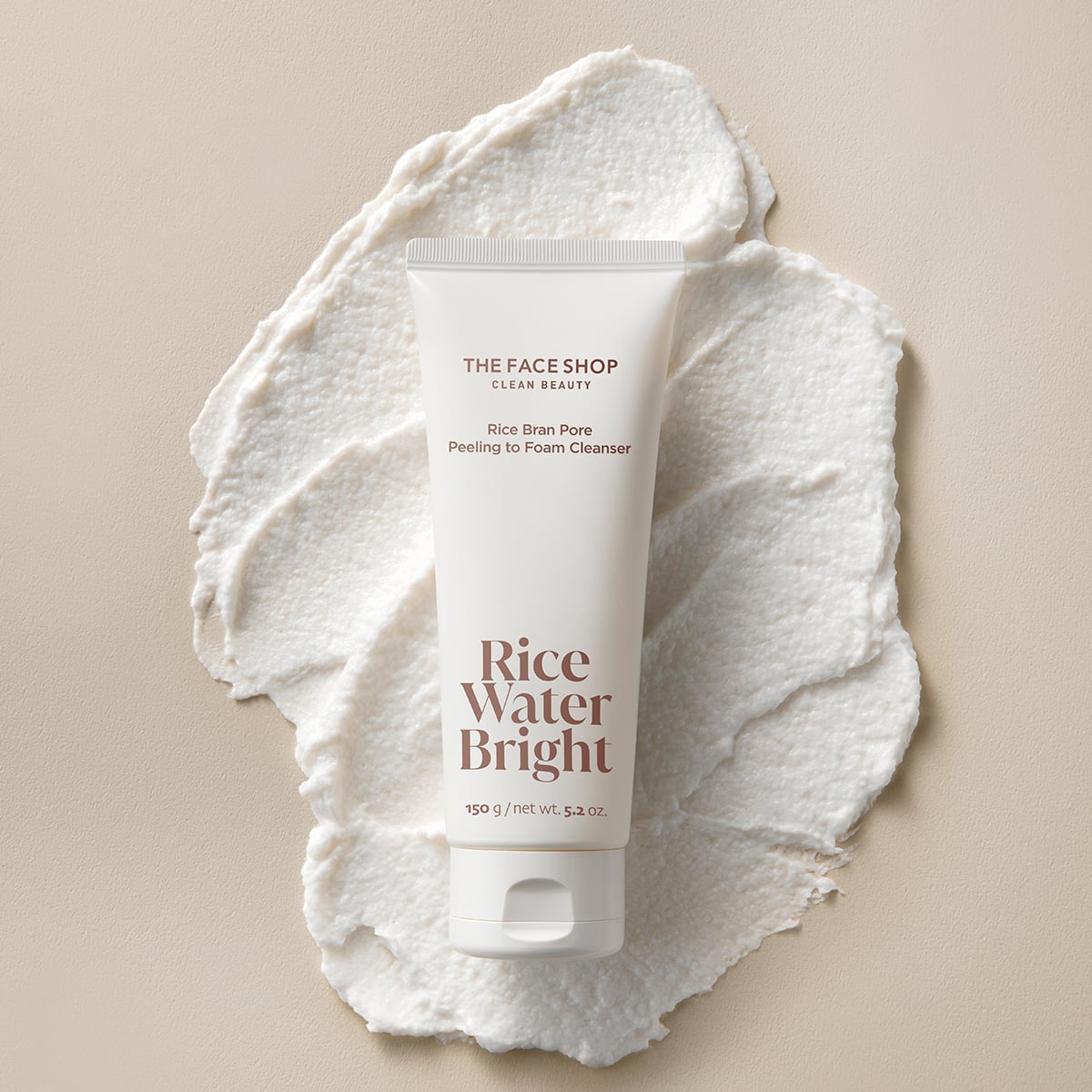 Rice Water Bright Rice Bran Pore Peeling To Foam Cleanser