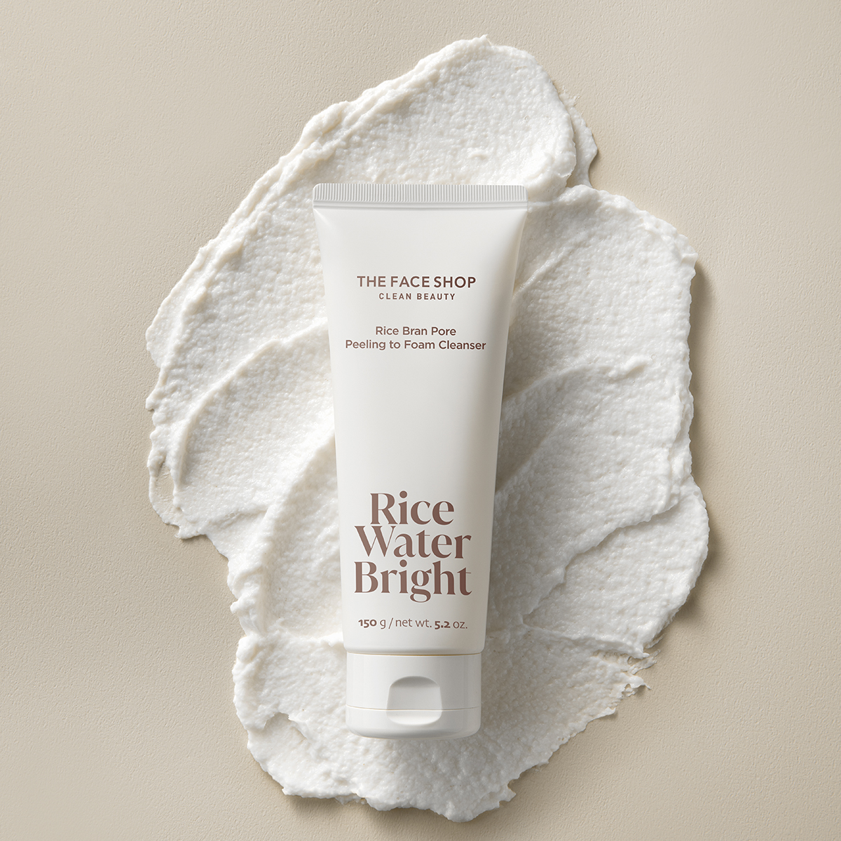 Rice Water Bright Rice Bran Pore Peeling To Foam Cleanser