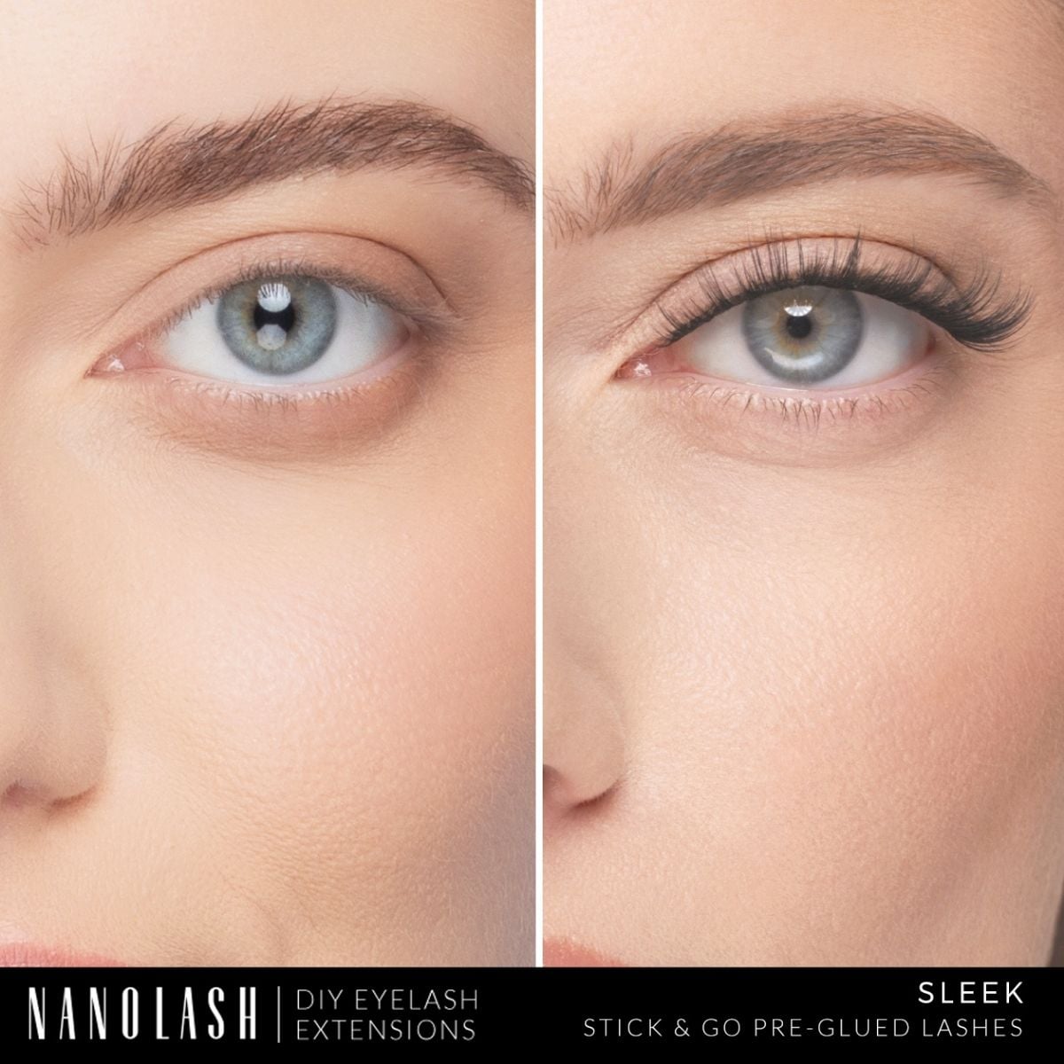 Diy Stick & Go Pre-glued Lashes Sleek Short