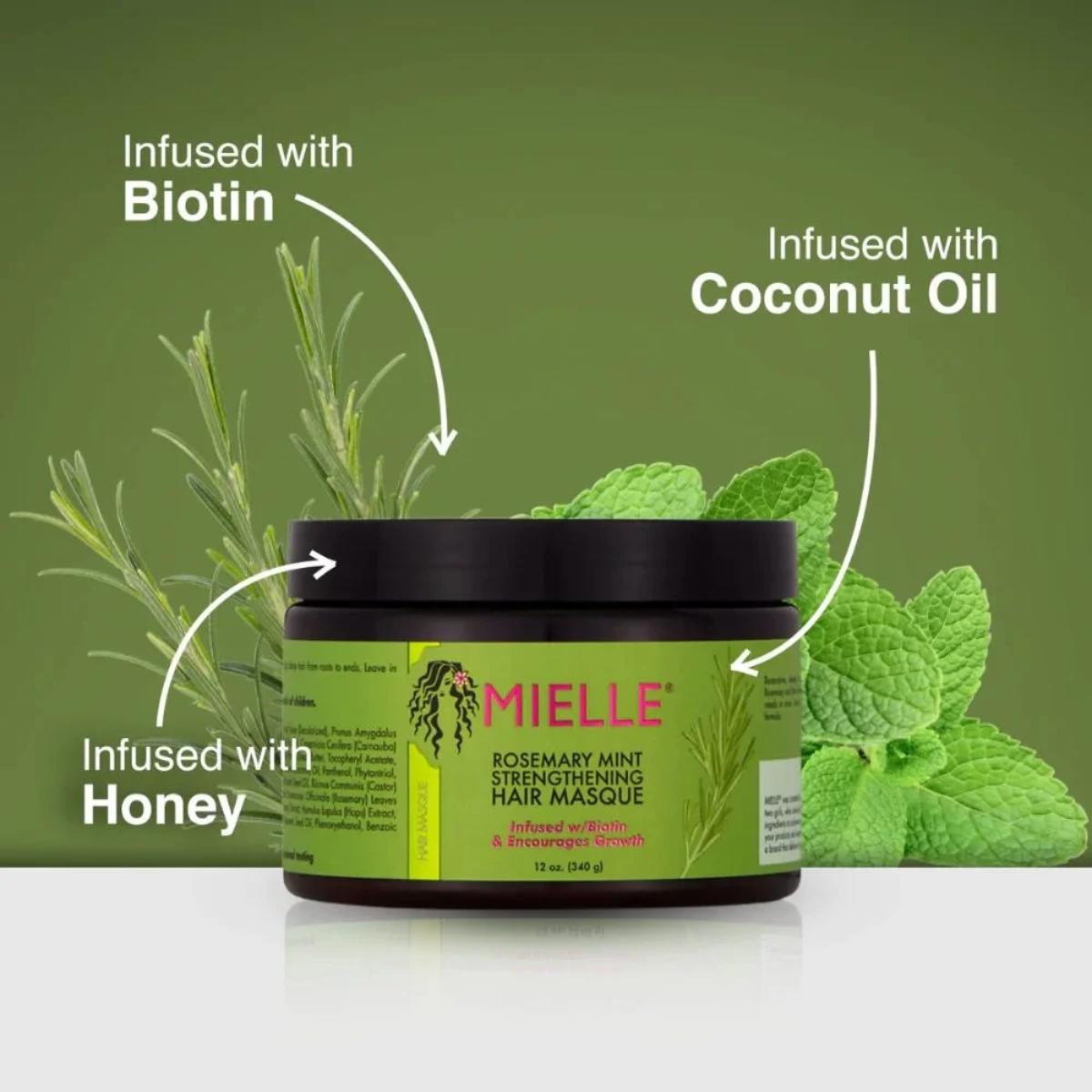 Rosemary Mint Strengthening Hair Masque