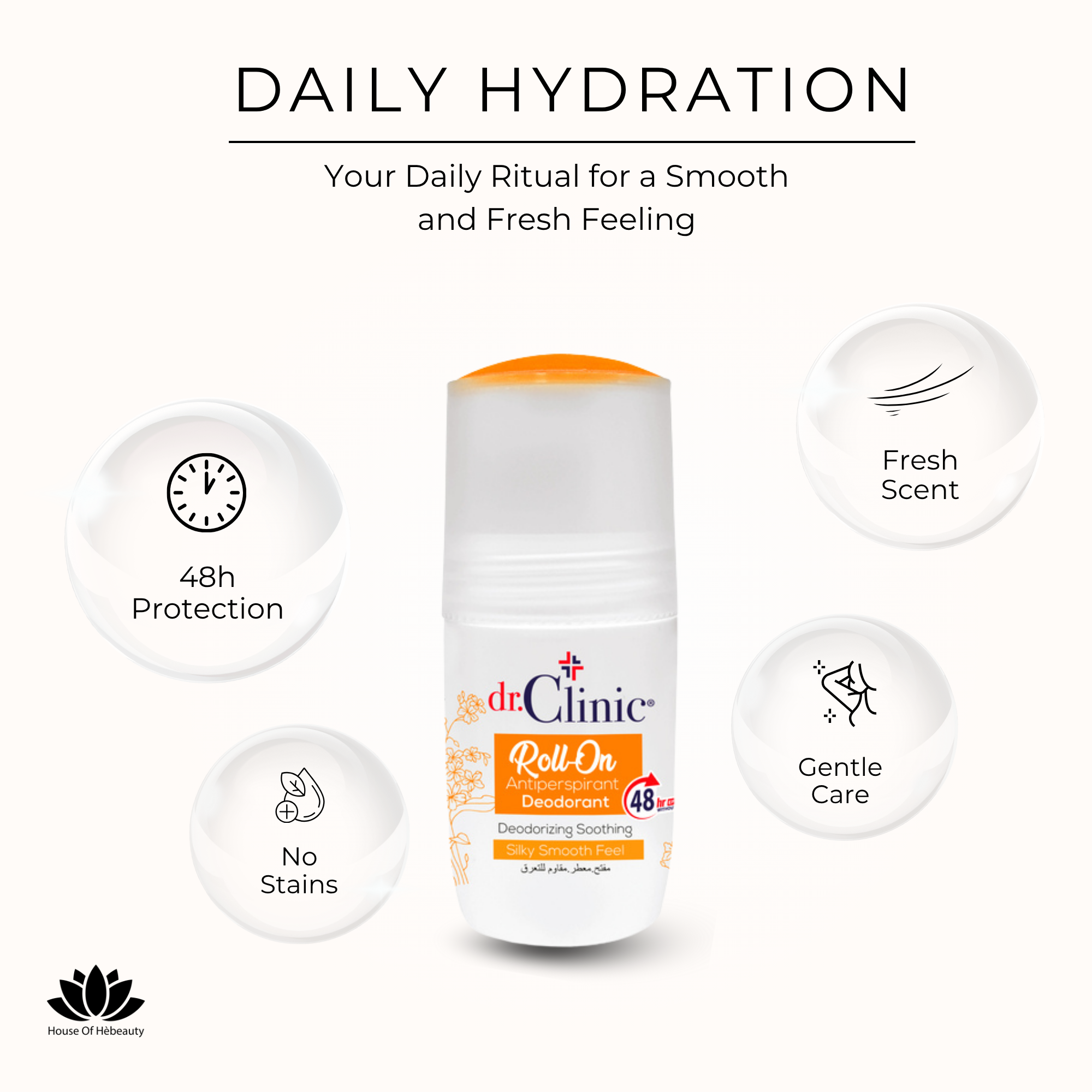 Roll-on Antiperspirant Deodorant – Citrus Scent