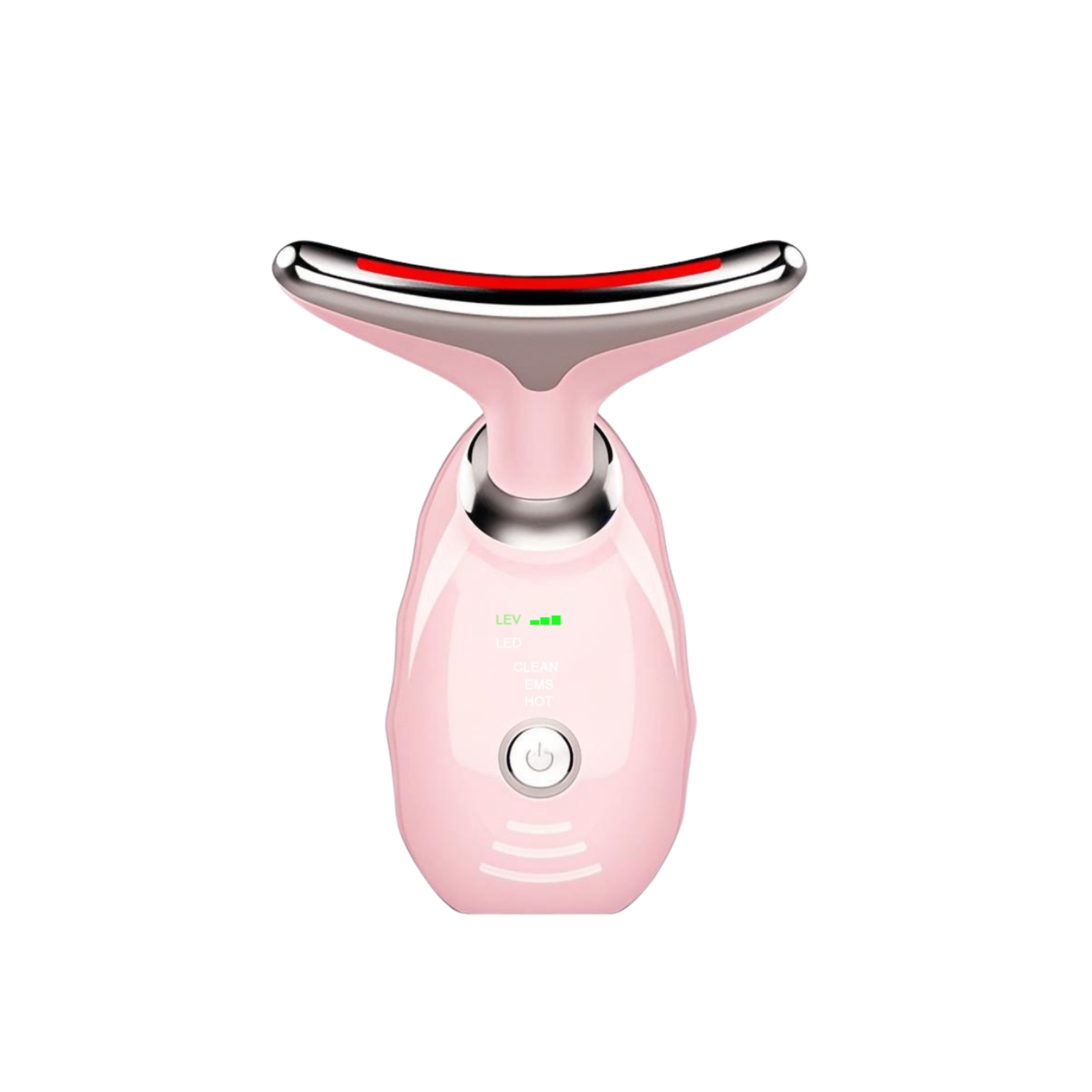 Age -defying Face And Neck Massager Pink