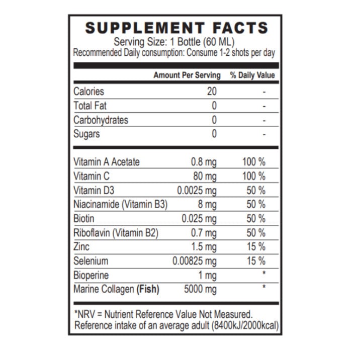 Nutrition Collagen Shots Citrus Flavor